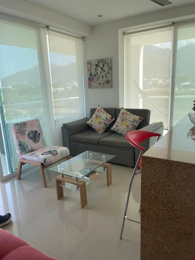 דירה סנטה מרתה Apartamento Vista Al Mar Playa Dormida 2 - Por Meses Pozos Colorados